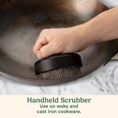 Cuisinart handle edge serving as flat scraper offering extra scraping power