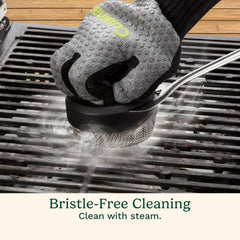 Cuisinart high-heat sponge core detail for steam cleaning and tougher residue lift