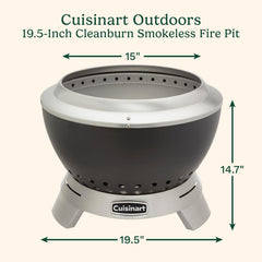 Cuisinart close-up of double-wall airflow system improving combustion