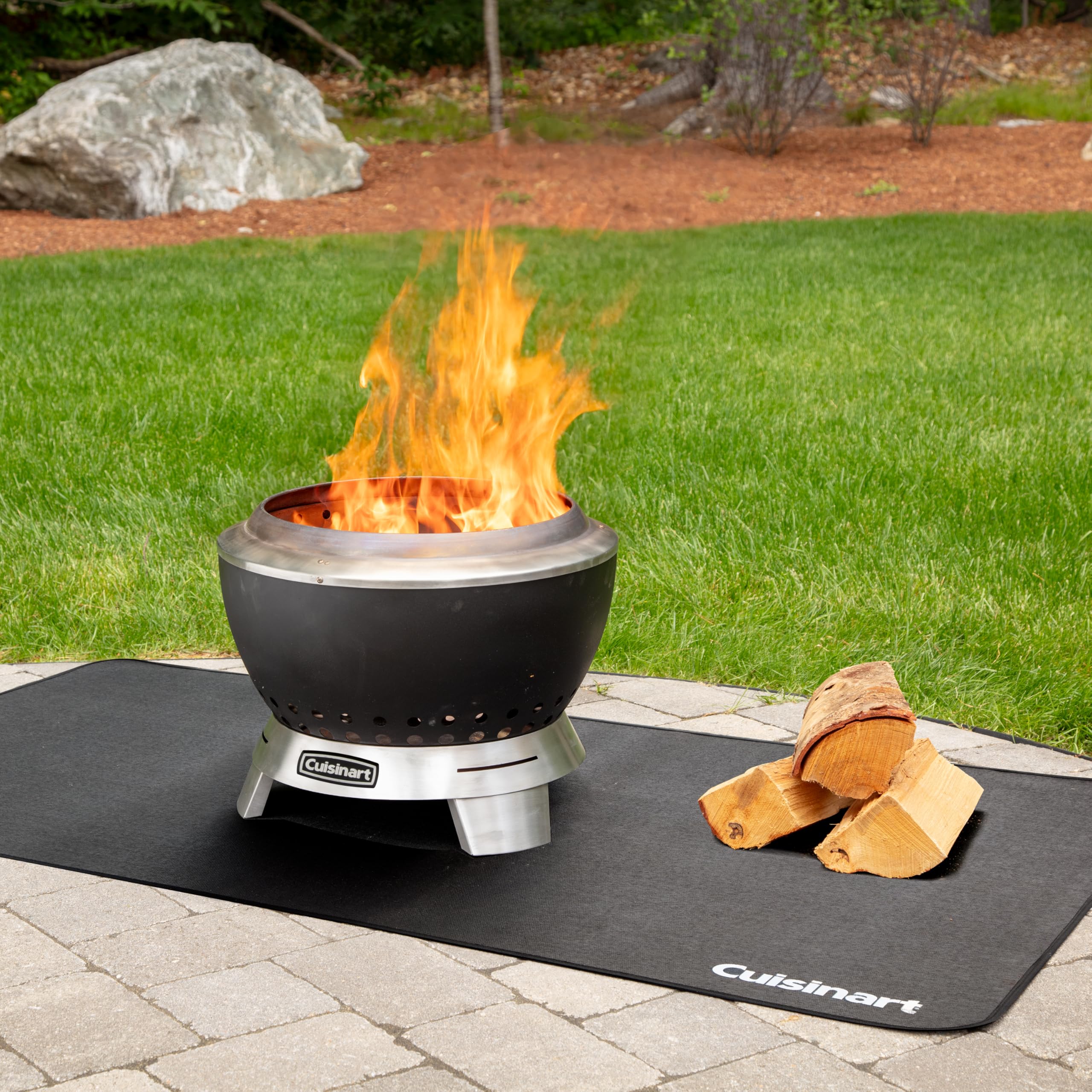 Cuisinart stainless-steel finish demonstrating durable, low-maintenance surface