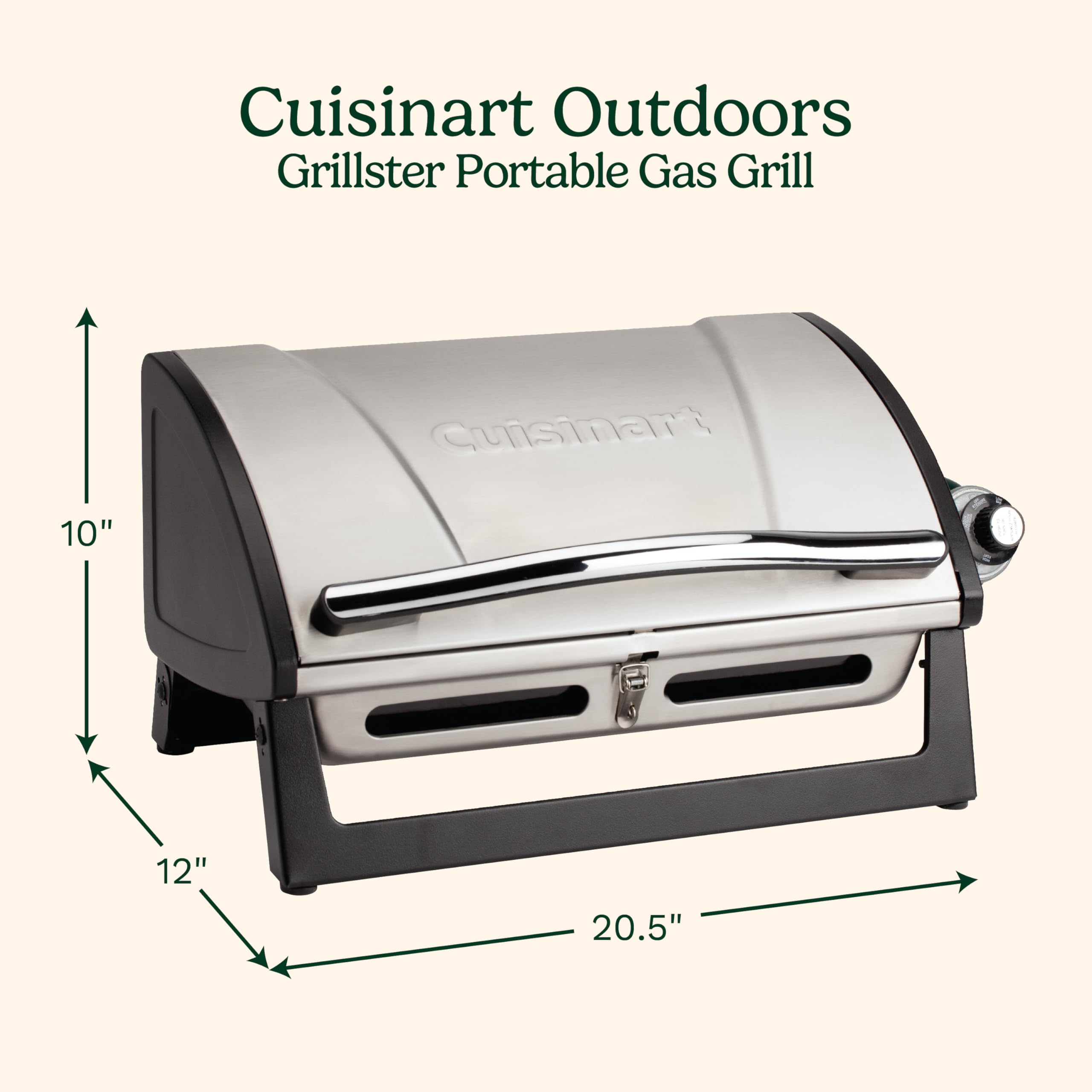 Cuisinart close-up of enameled grate texture highlighting easy cleanup benefit