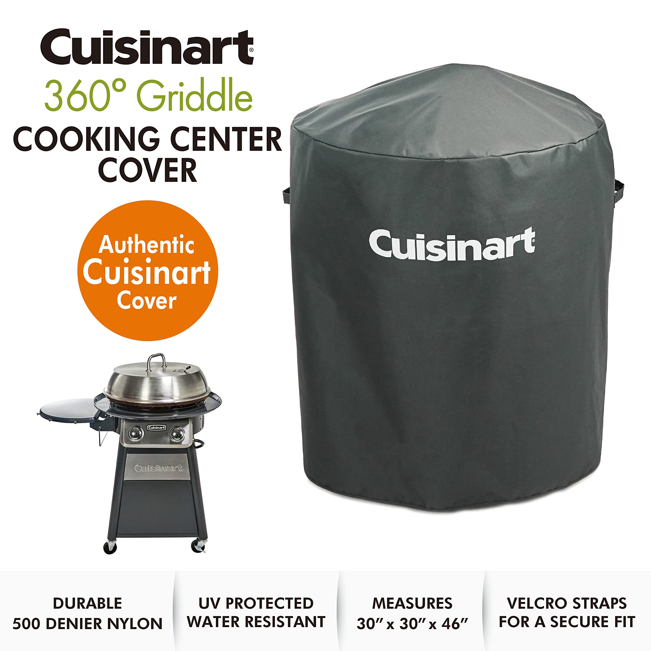 Cuisinart fabric close-up showing 500-denier texture and durability