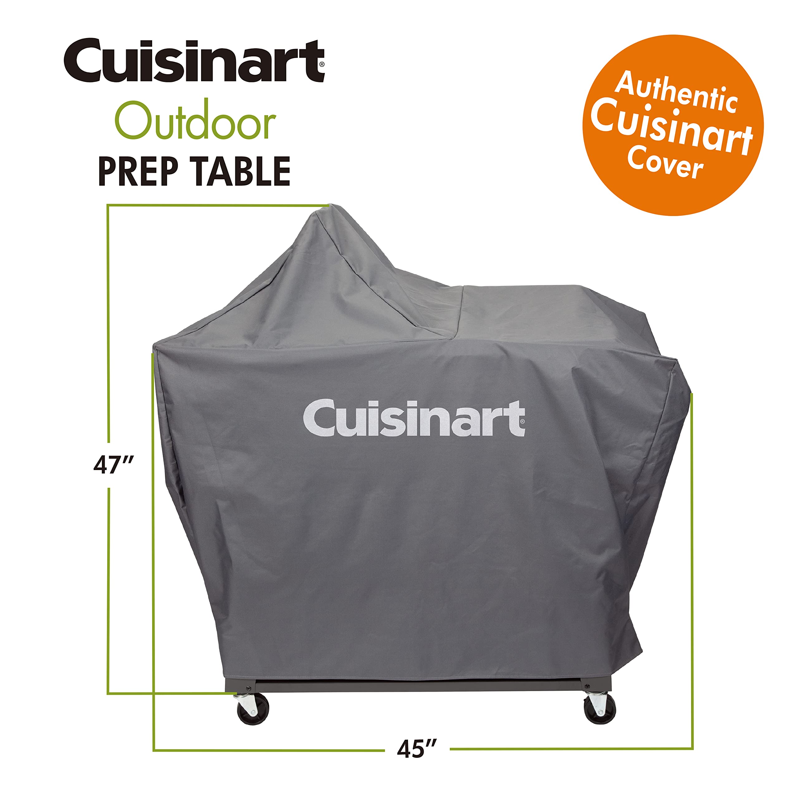 Cuisinart cover fitted over deluxe table faucet for complete coverage