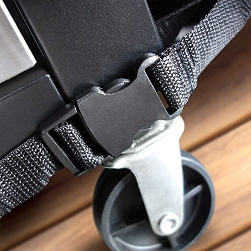 Cuisinart covered grill in backyard demonstrating protection benefit