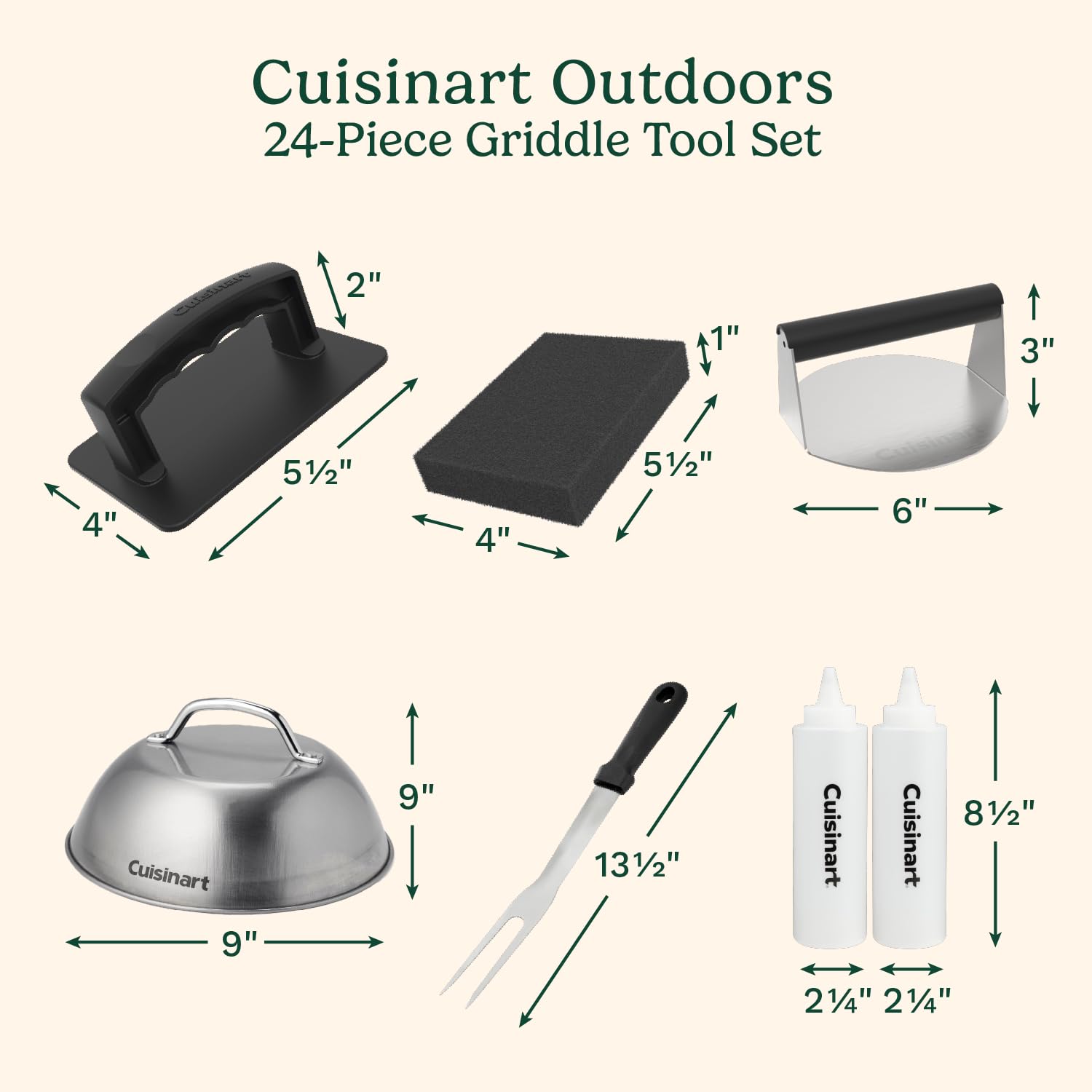 Cuisinart 9-inch melting dome trapping heat to melt cheese