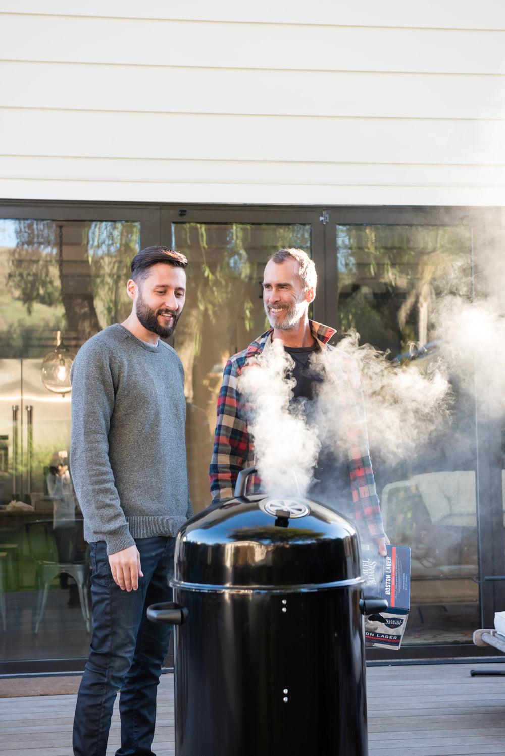 Cuisinart removed main body converted to charcoal grill for versatile cooking