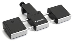 Cuisinart side profile with extending wings spread to widen grill surface lighting