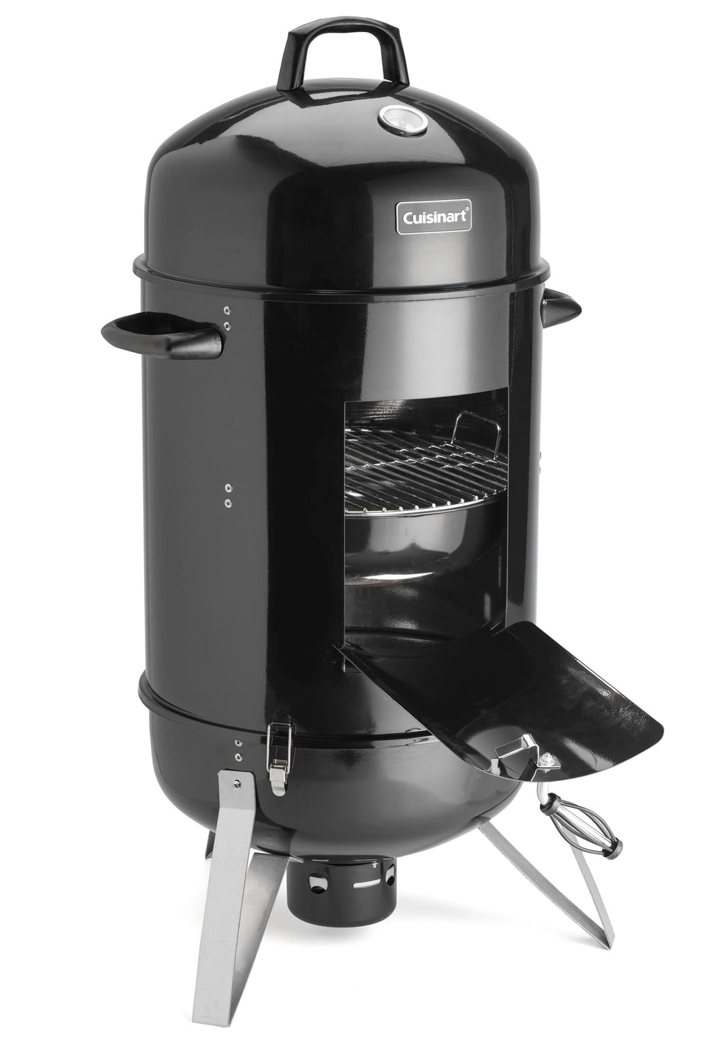 Cuisinart size comparison next to camping chair showing portable footprint