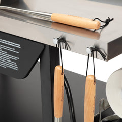 Cuisinart slotted skimmer detail showing drain slots for lifting fried and blanched foods