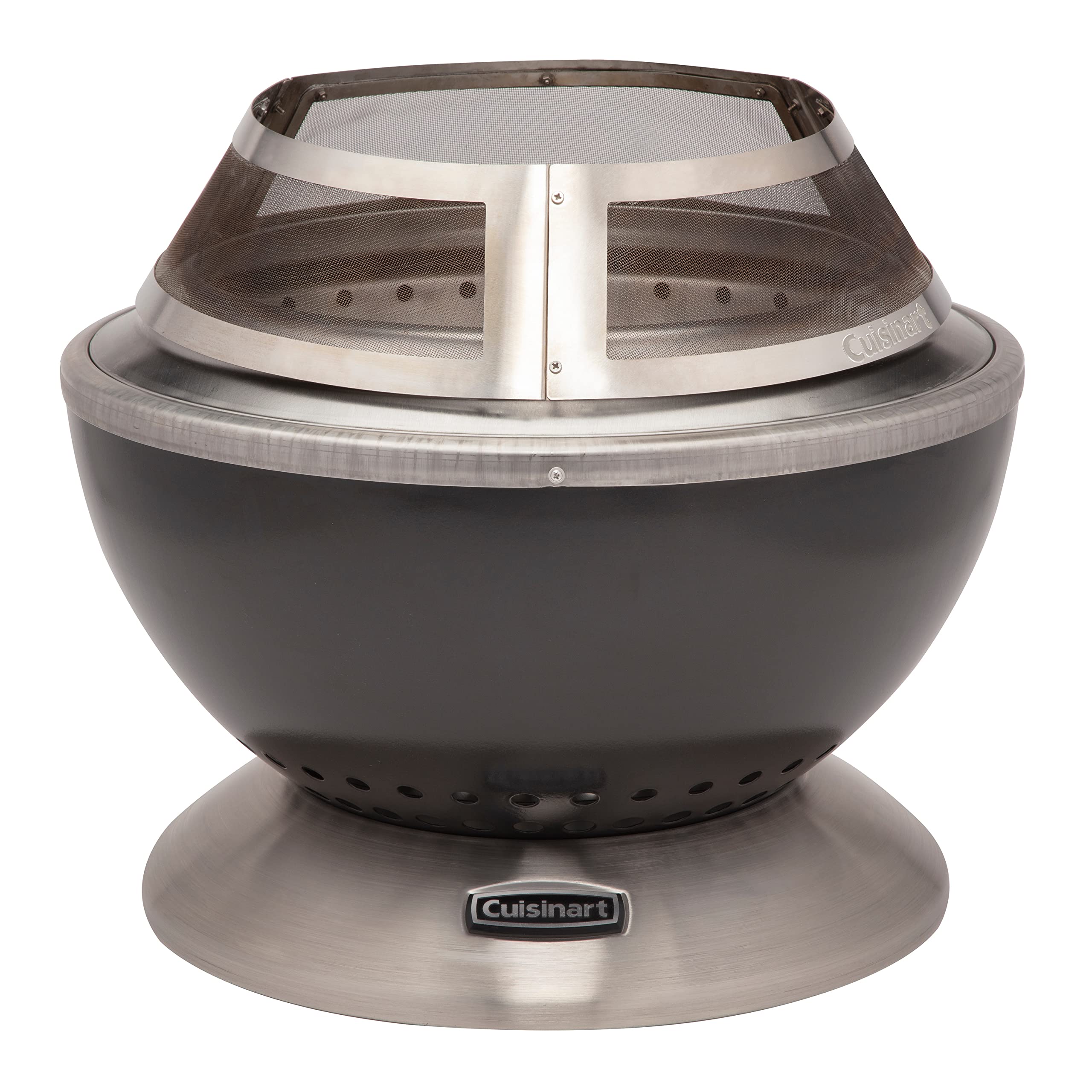Cuisinart spark guard mesh closeup highlighting durable stainless mesh safety