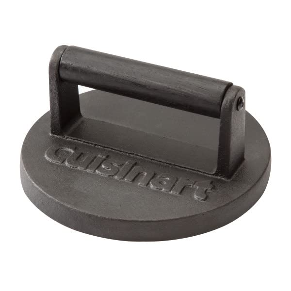 Cuisinart spatula lifting a smash burger preserving seared crust and juiciness