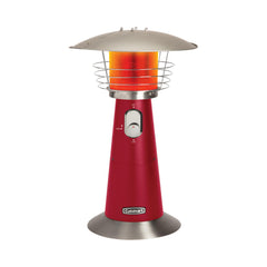 Cuisinart tabletop heater front view showing compact design and red finish for stylish warmth