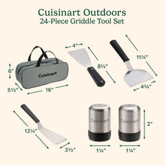 Cuisinart XL spatula stainless steel close-up for heavy flipping