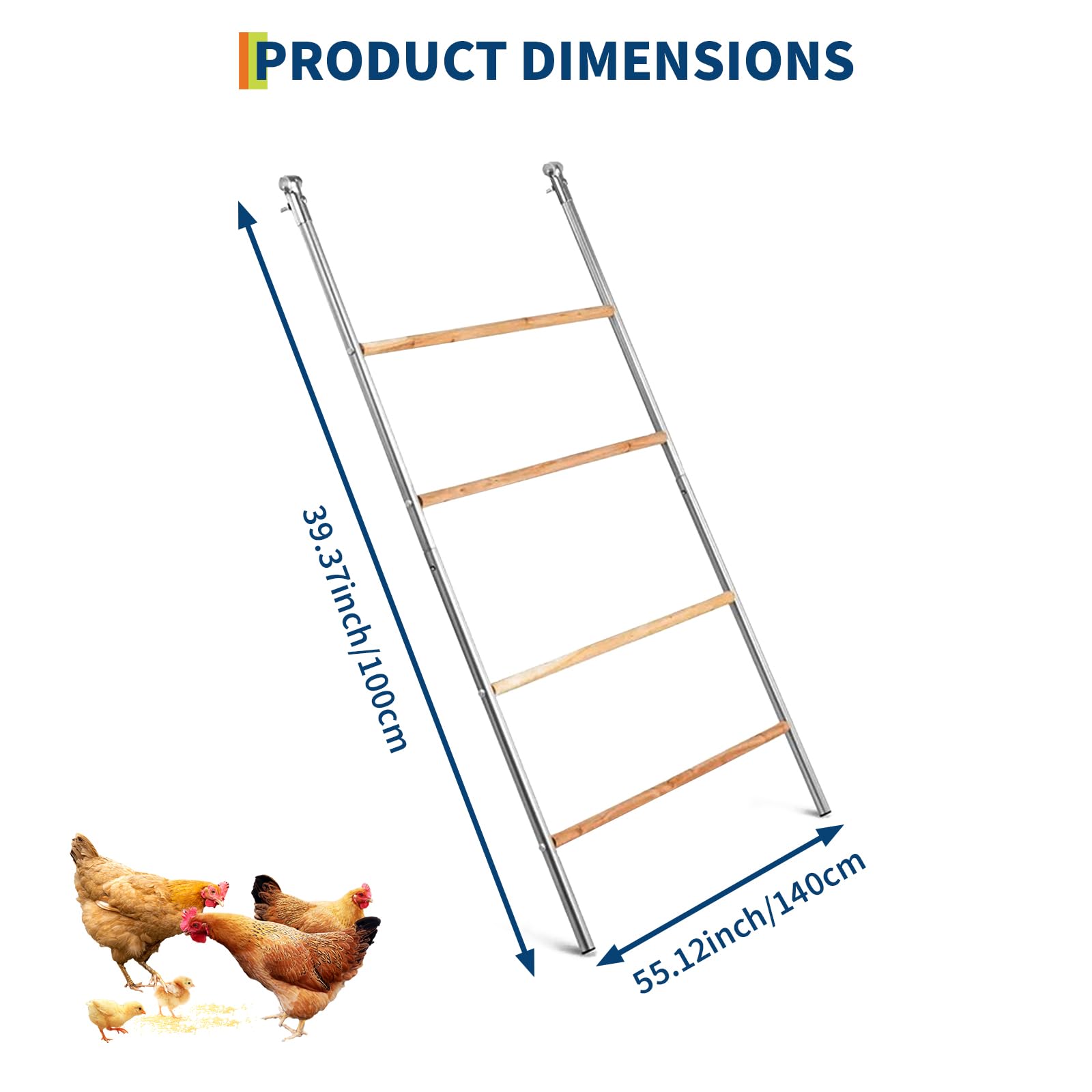 CuisinSmart with chickens roosting showing enrichment and exercise benefit