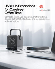 CUKTECH wireless charging pad top view demonstrating convenient cableless power
