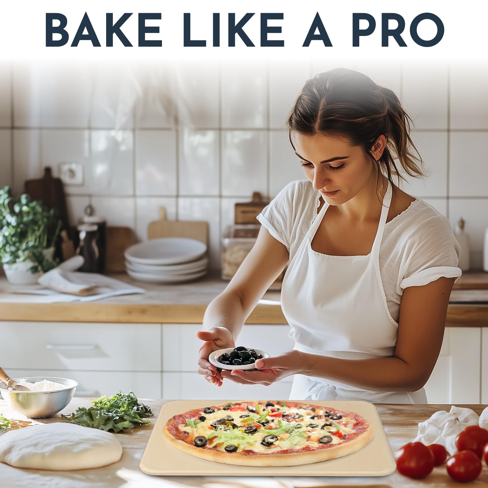 Culinary Couture outdoor serving scene with pizza showing entertaining convenience