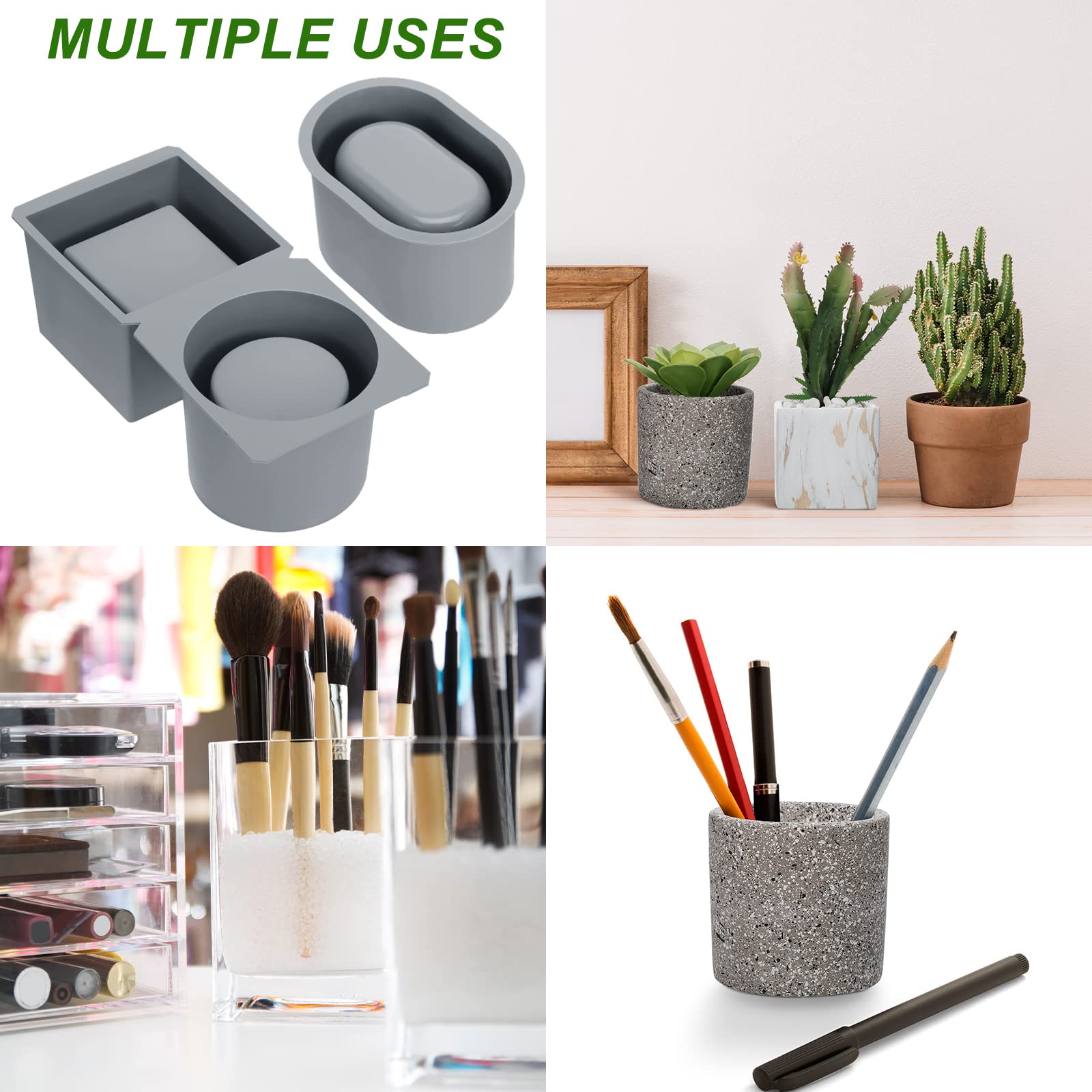 Cunhill molds rinsed and stacked after cleaning for effortless reuse and storage
