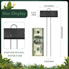 cureder markers inserted in a raised bed showing weatherproof labeling benefit
