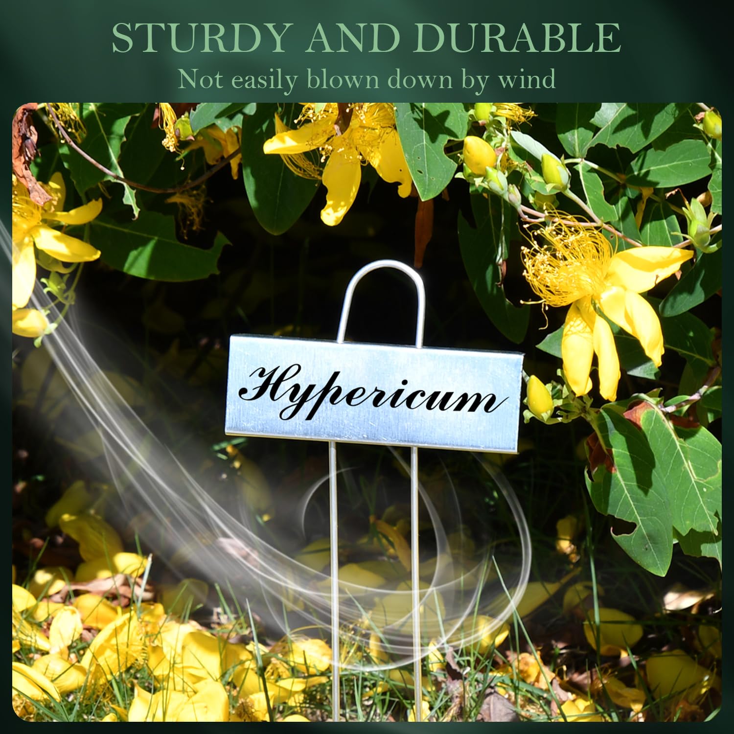 cureder pen writing on metal label demonstrating easy, waterproof marking