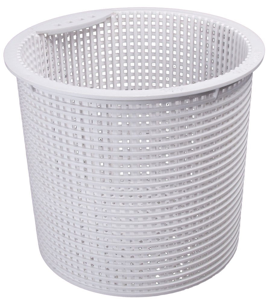Custom Molded Products basket front view showing rim and openings improves debris capture