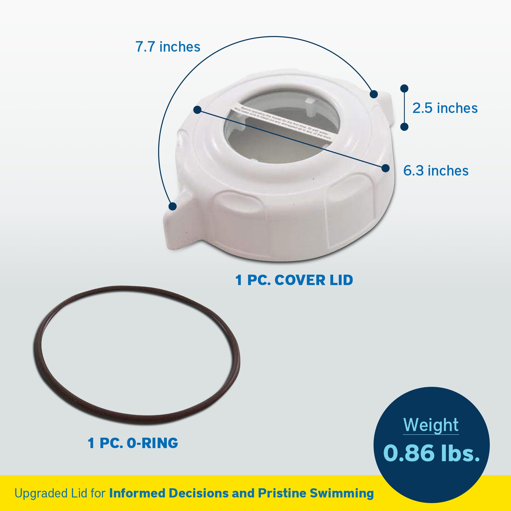 Custom Molded Products installed cover assembly on unit highlighting easy inspection benefit