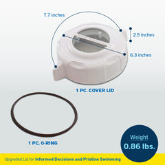 Custom Molded Products installed cover assembly on unit highlighting easy inspection benefit