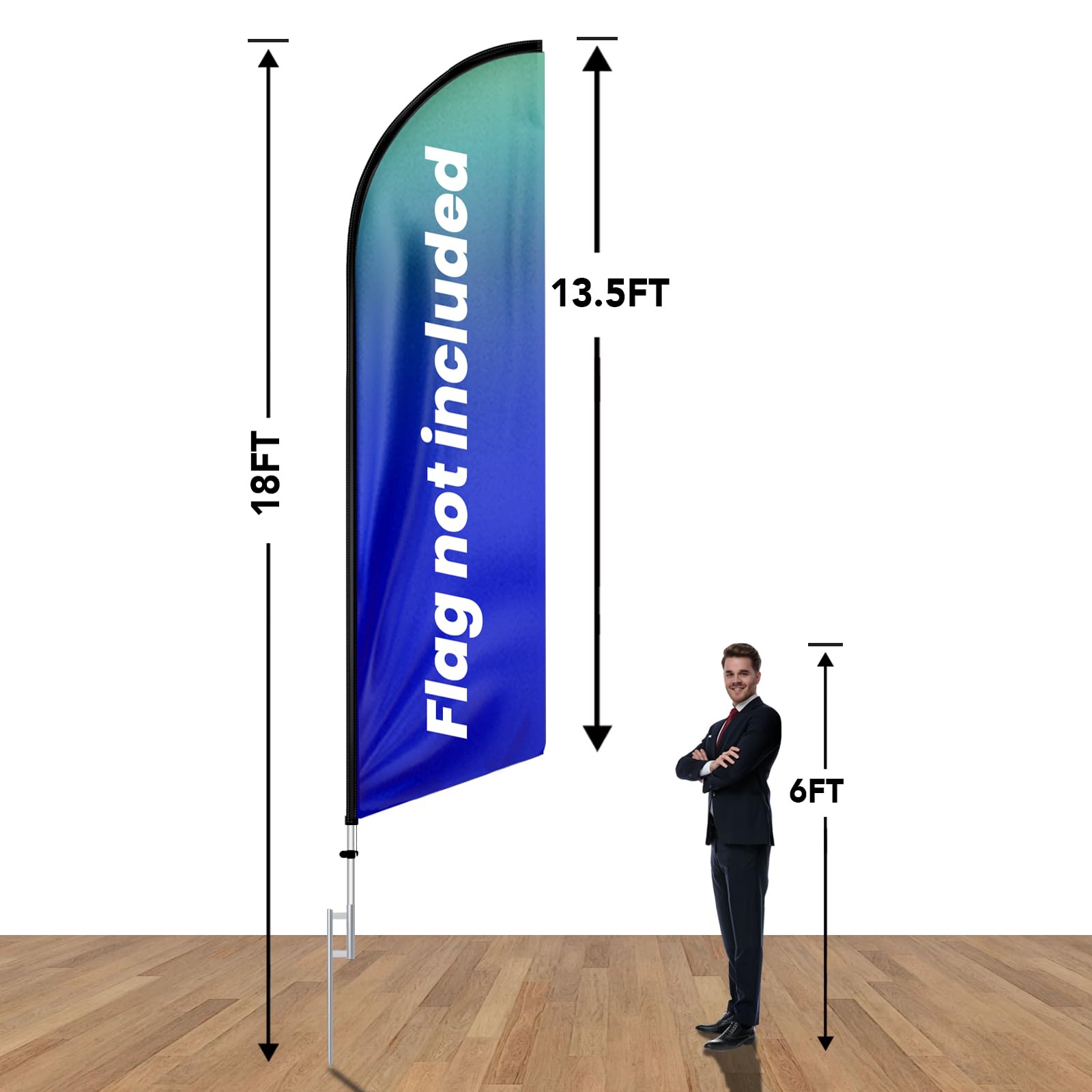 CUSTOMTREND anodized aluminum mast close-up showing durable finish