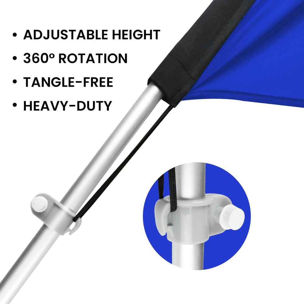 CUSTOMTREND pole kit next to person showing compact packed size advantage