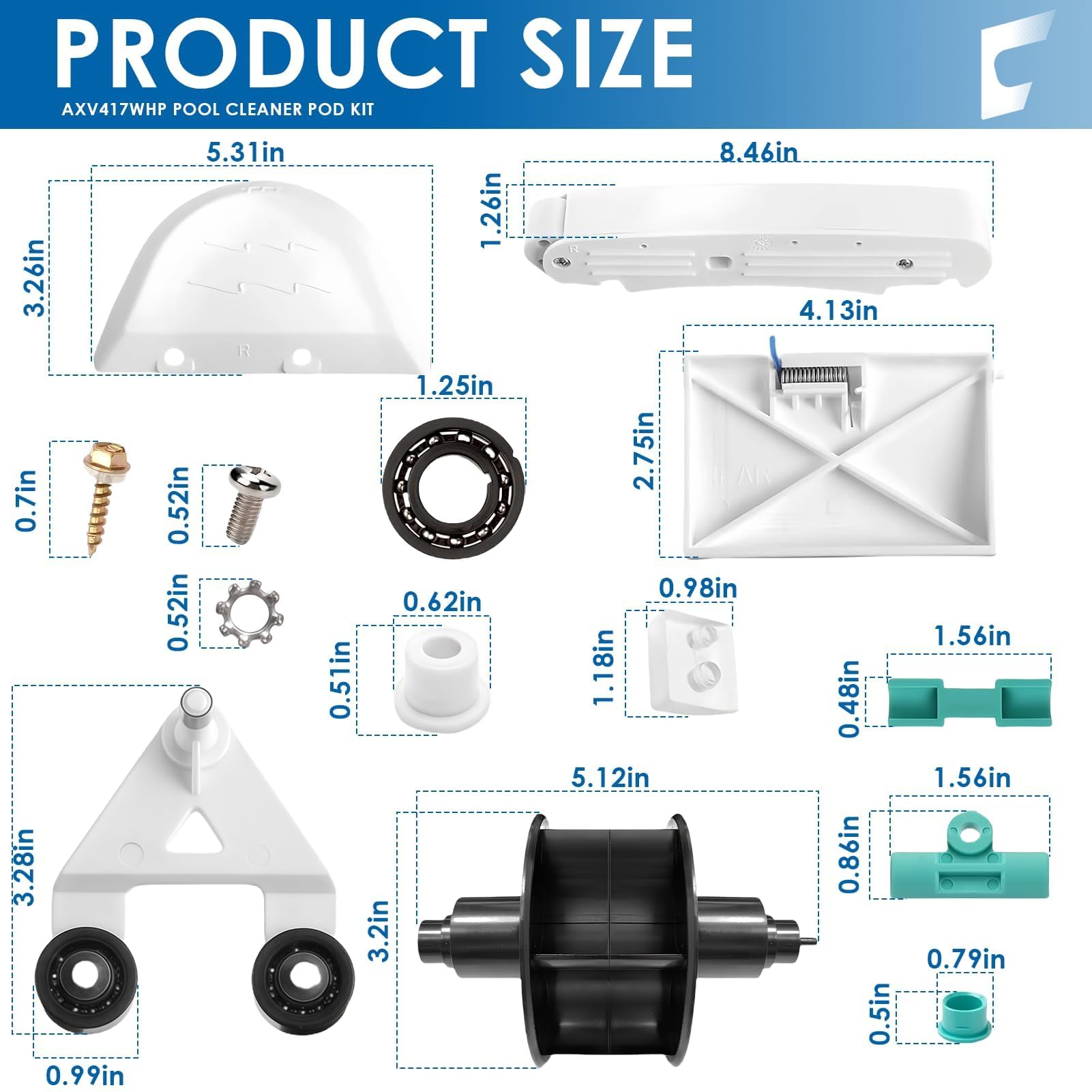 Cusvivid pod swing close-up illustrating durable pivot and smoother operation