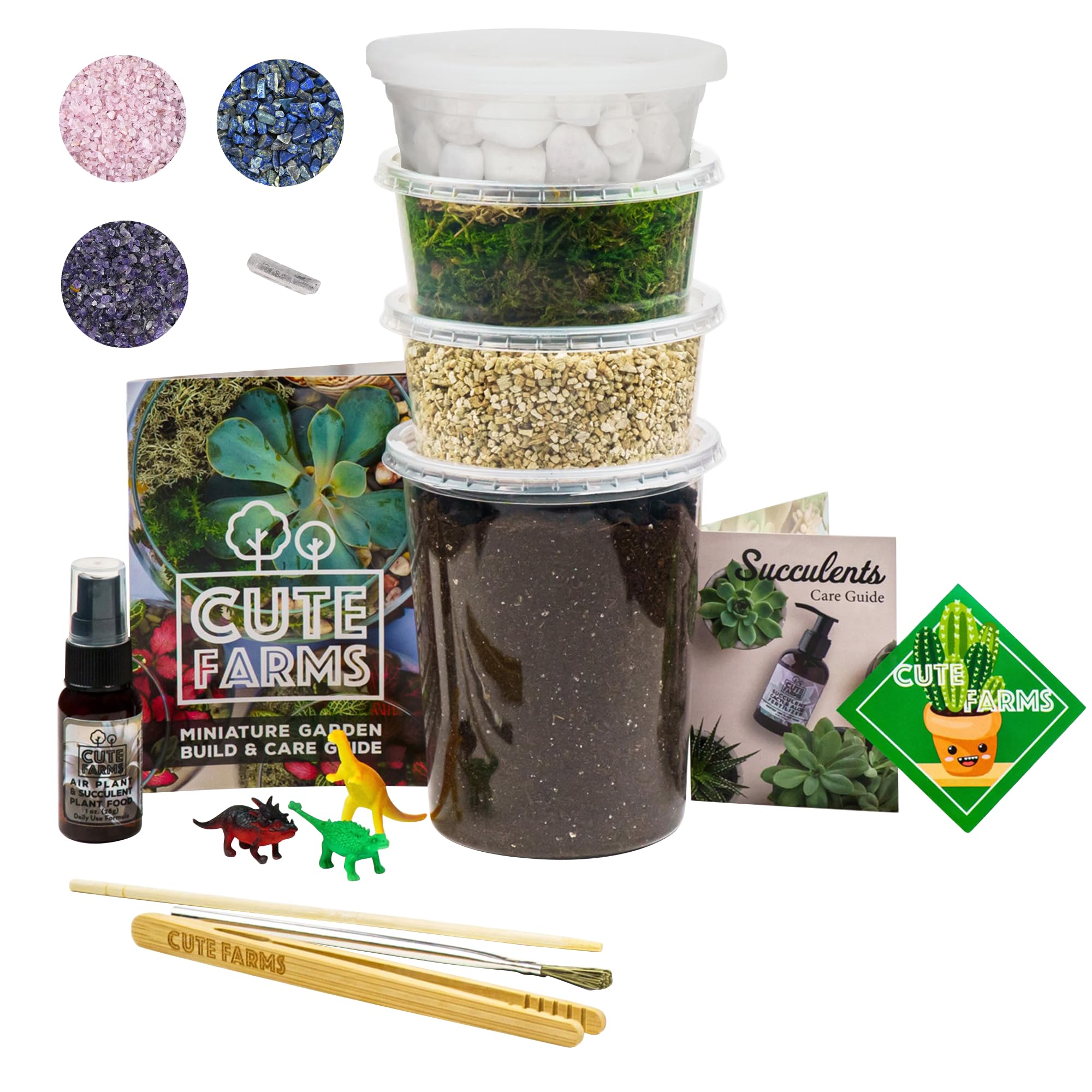 Cute Farms large kit packaging showing included items and clear instructions for easy setup