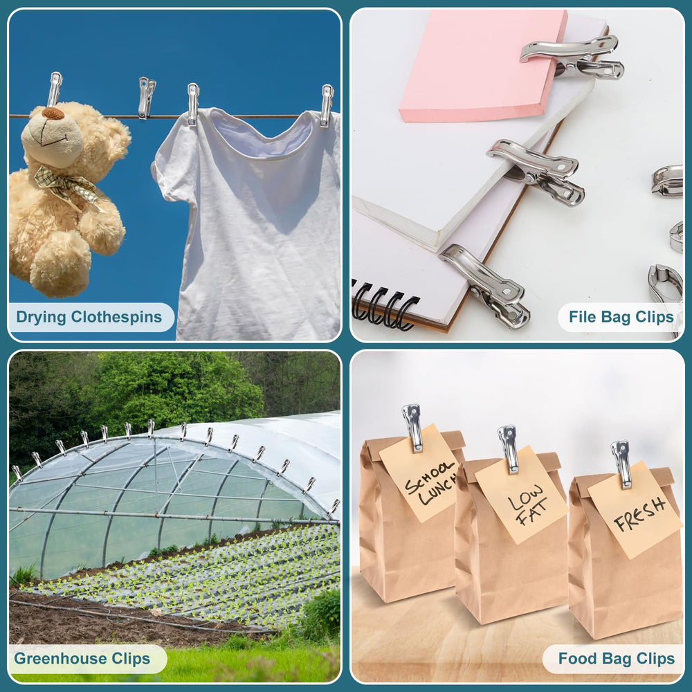 Cuxeedi clips attached to greenhouse hoop providing secure hold