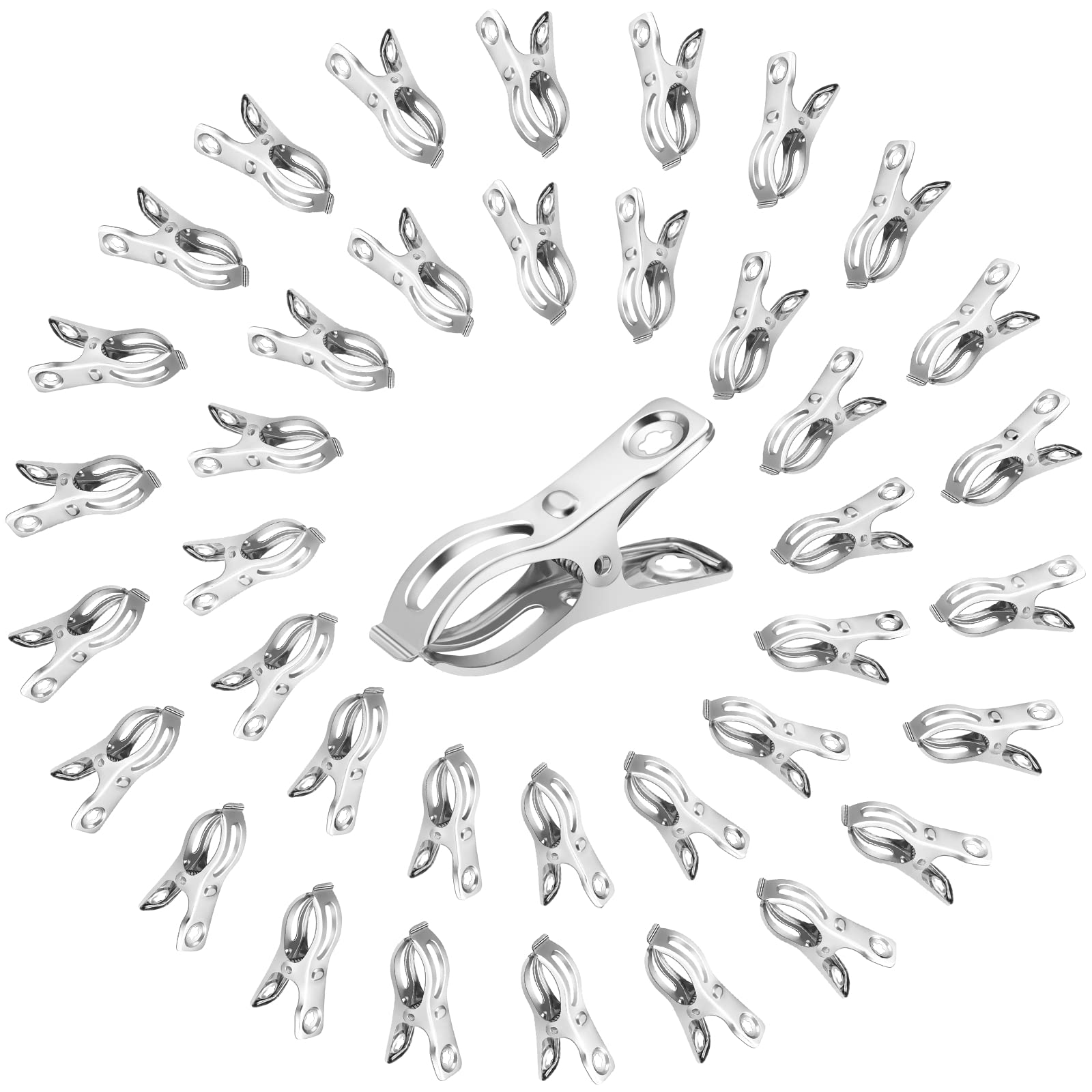 Cuxeedi front pack of 120 clips showing quantity and durable finish