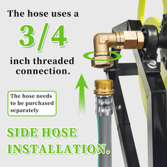 CXCESNS crank handle detail highlighting easy manual rewinding and user control