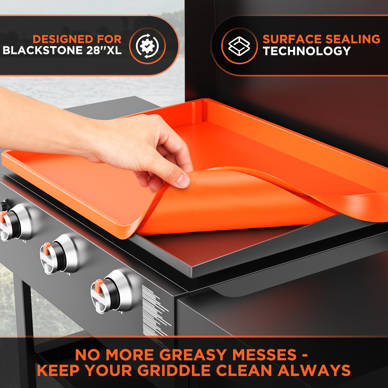 Cxesp high-sided edge detail capturing debris containment and moisture control