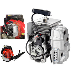CXFDDV shortblock installed in backpack blower demonstrating recovered power
