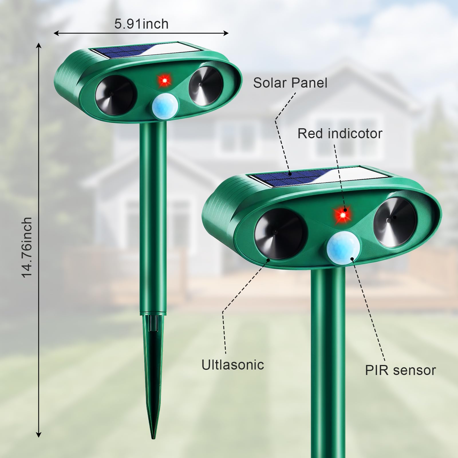 CXIENAOY USB cable and ports showing backup charging for cloudy days and reliability