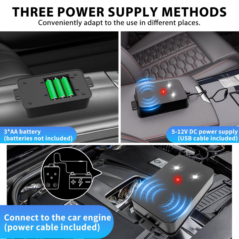 CXIENAOY battery compartment detail showing easy AA battery replacement