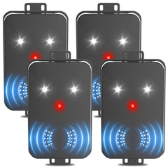CXIENAOY front pack showing four repellers and benefits for vehicle protection