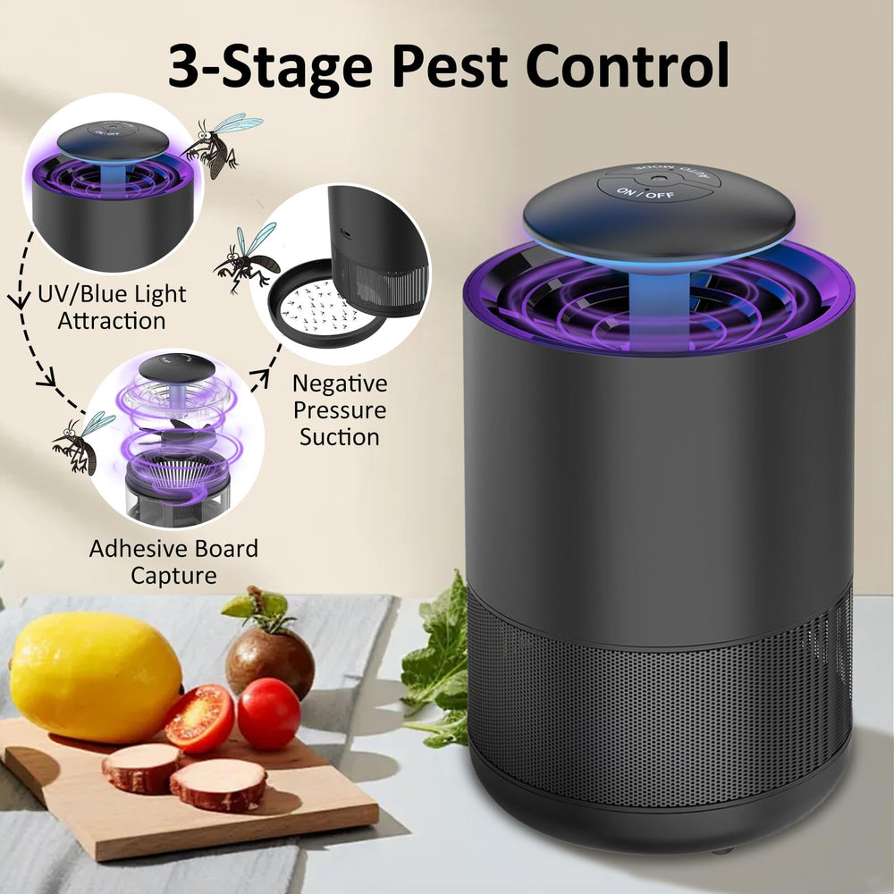 CXRUY top ultraviolet light element glowing to attract flying insects safely