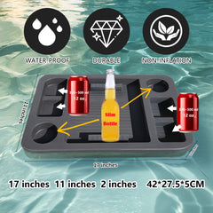 CY ShineLing top-down image of seven grooves demonstrating secure drink placement
