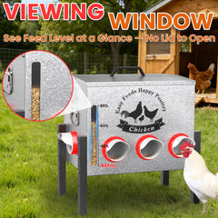 Cybrasc adjustable legs demonstrating three height settings for growing birds
