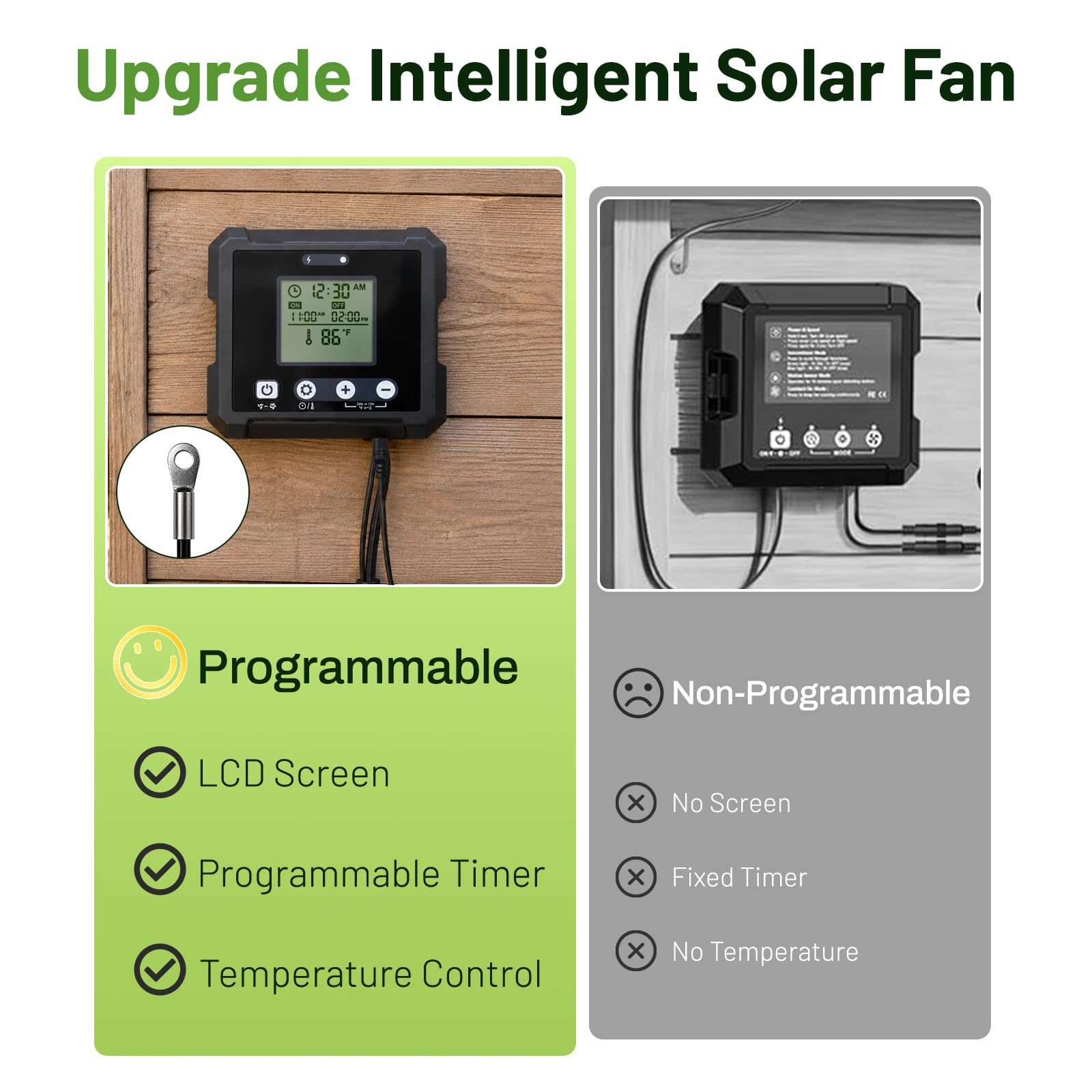 cybrasc fan inside chicken coop reducing heat and moisture