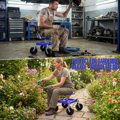 Cycayit undercarriage with heavy-duty wheels and casters for smooth rolling benefit