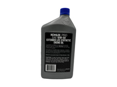 Disposable funnel in use pouring CYCLEMAX oil for a clean, spill‑free service