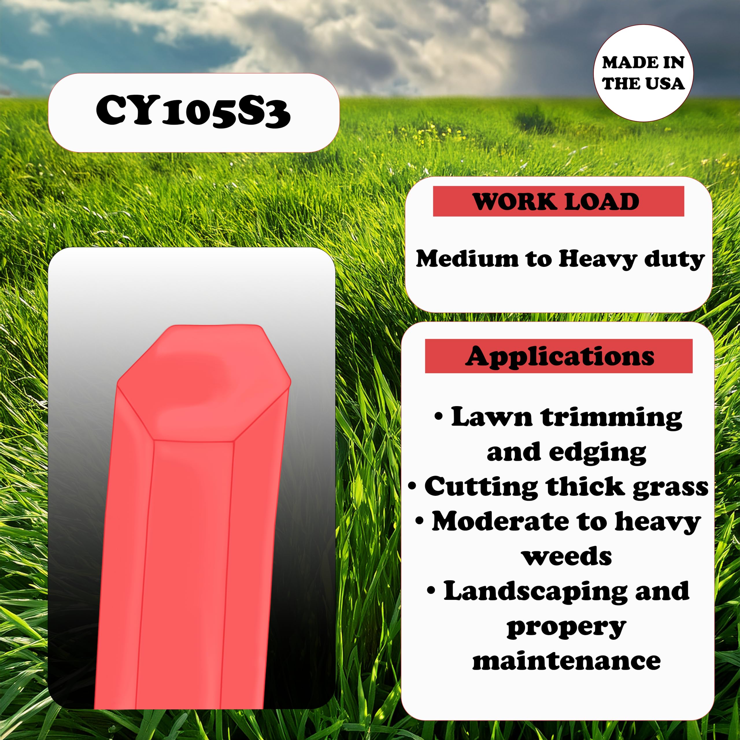 Cyclone in professional landscaper hands on property, reliable commercial performance