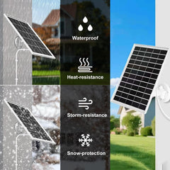 CYJJZQ mounted on house siding demonstrating easy installation and steady power