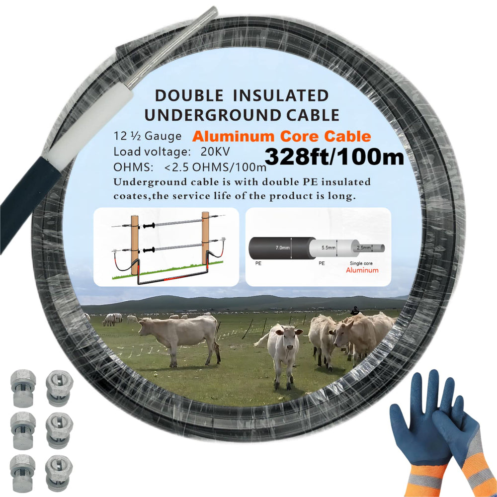 CYM-INSIST spool front view showing 328ft cable and label for quick identification and selection