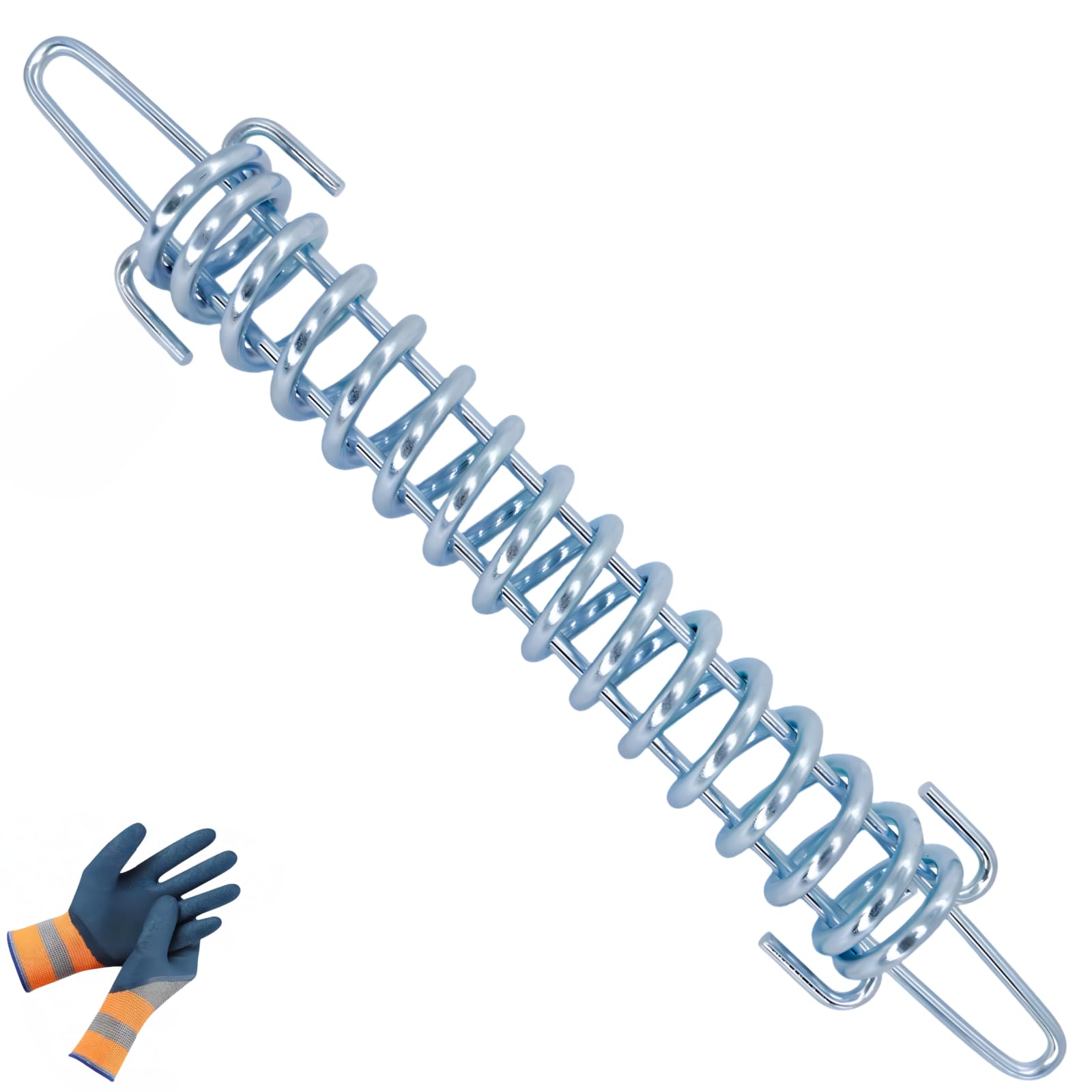 CYM-INSIST front view of 12-pack springs showing durable galvanized finish and convenience