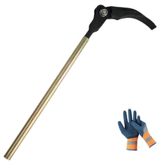 CYM-INSIST front view of heavy-duty fence wire stretcher showing full tool and handle for reliable tensioning