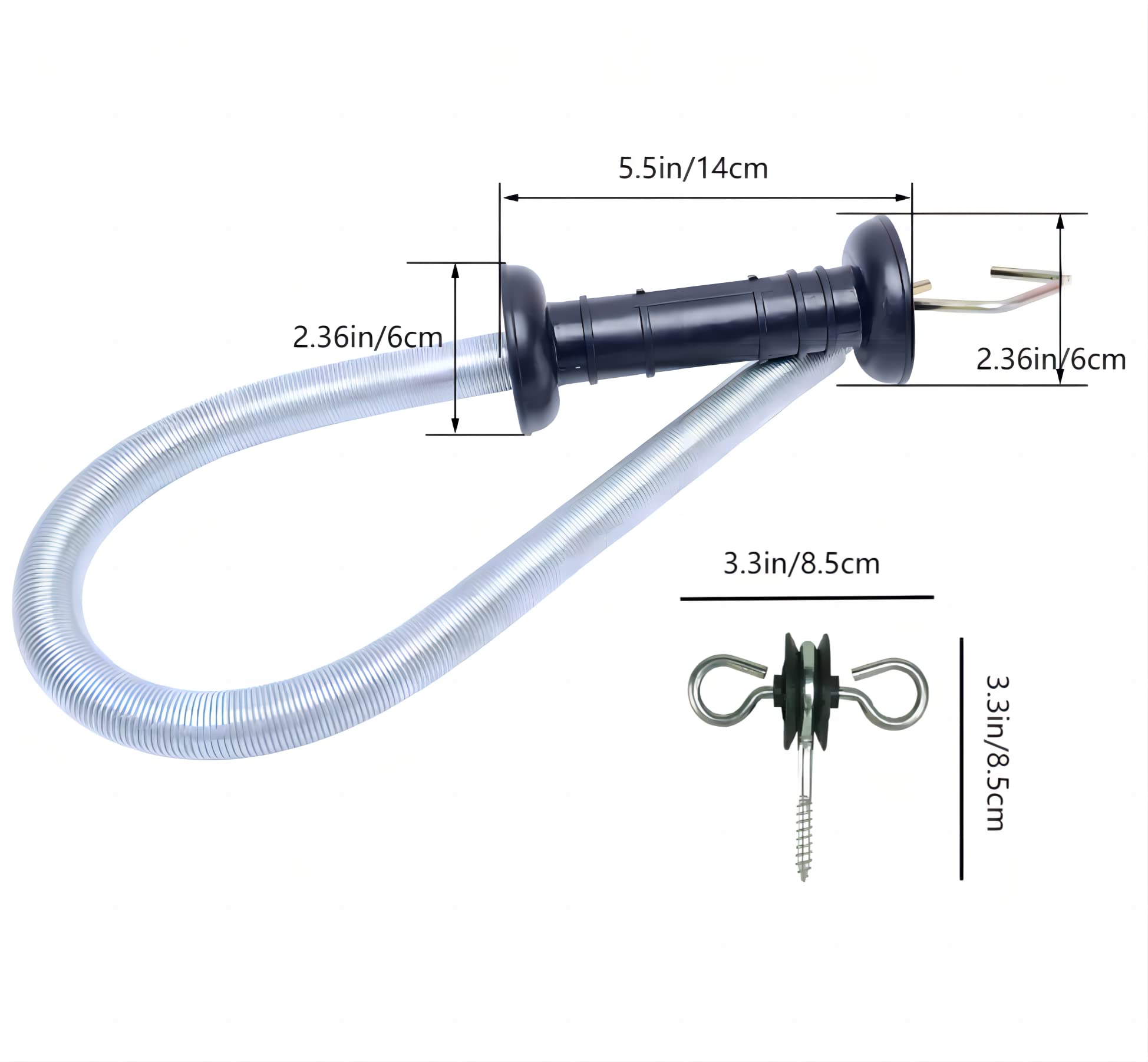 CYM-INSIST gate installed on a wooden post showing easy access benefit